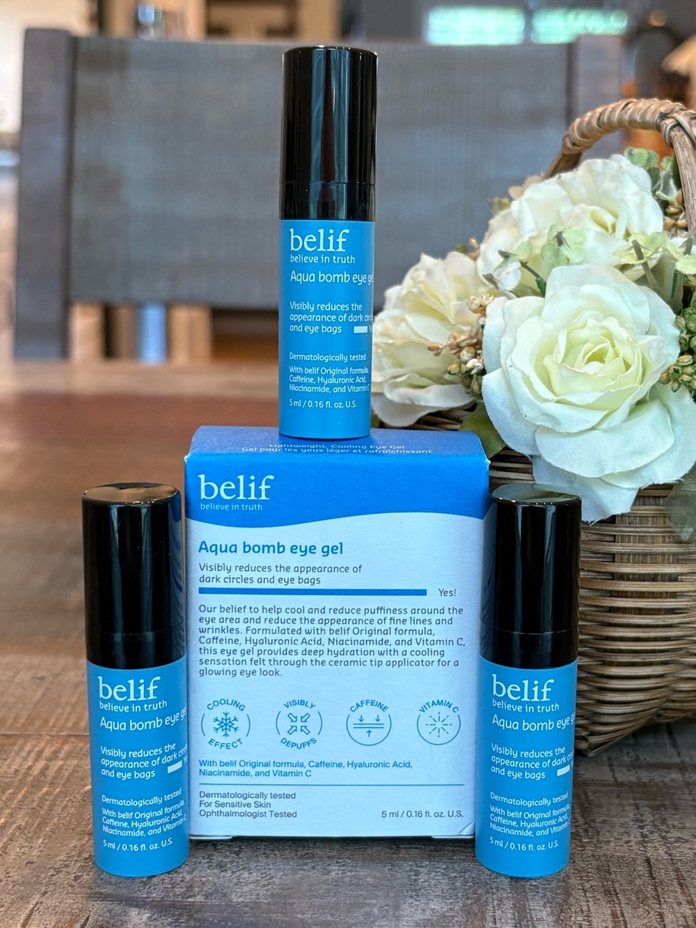 New BELIF Aqua Bomb EYE GEL Minis TRIO!